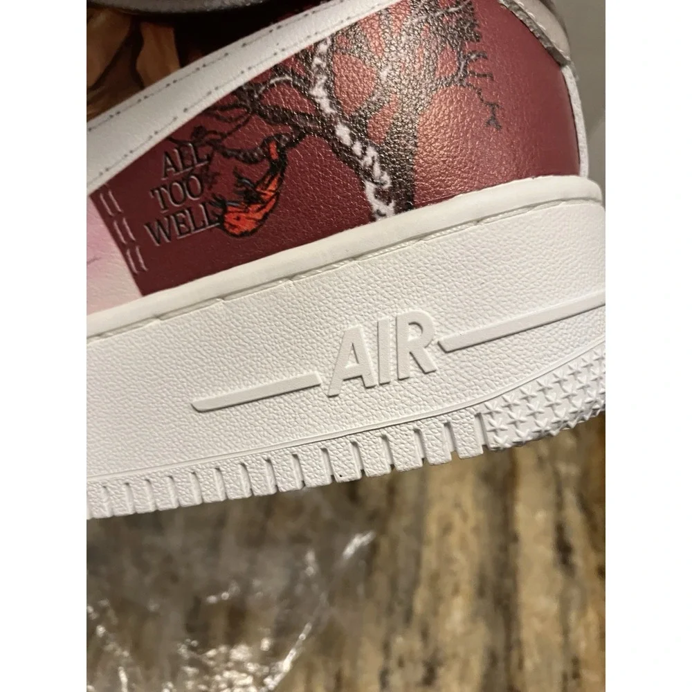 Rare Taylor Swift White Sneaker Size 42 US Custom Reputation Themed Graphic